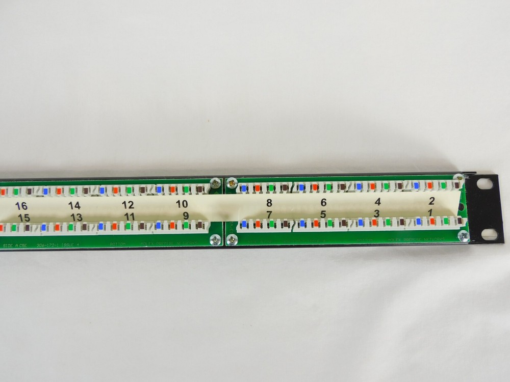 Molex Cat5e 24 Port Real Time Patch Panel PID-00103