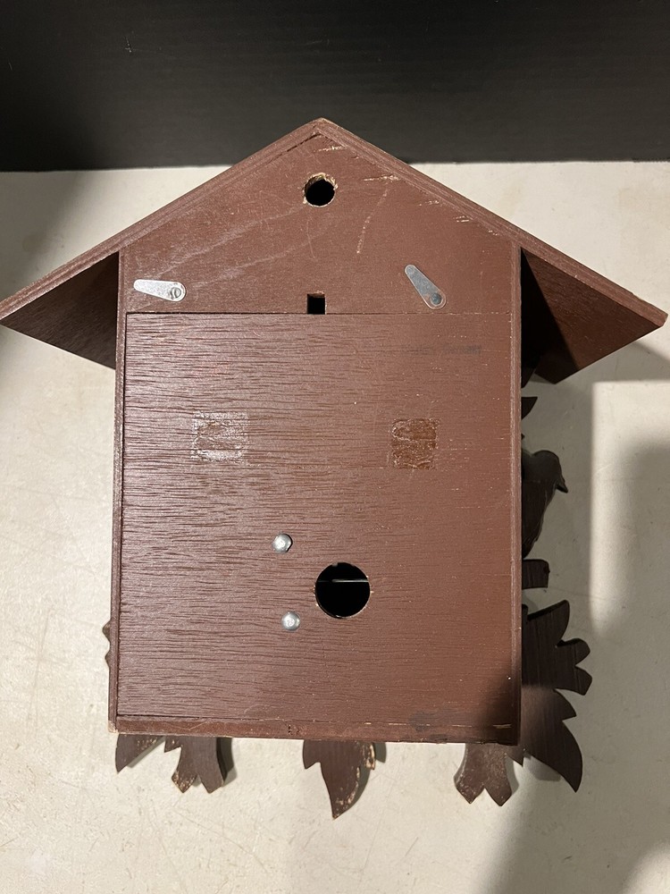 Vintage Cuckoo Clock Wooden Case
