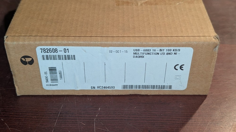 National Instruments Multifunction DAQ Device USB-6003 782608-01 READ CONDITION