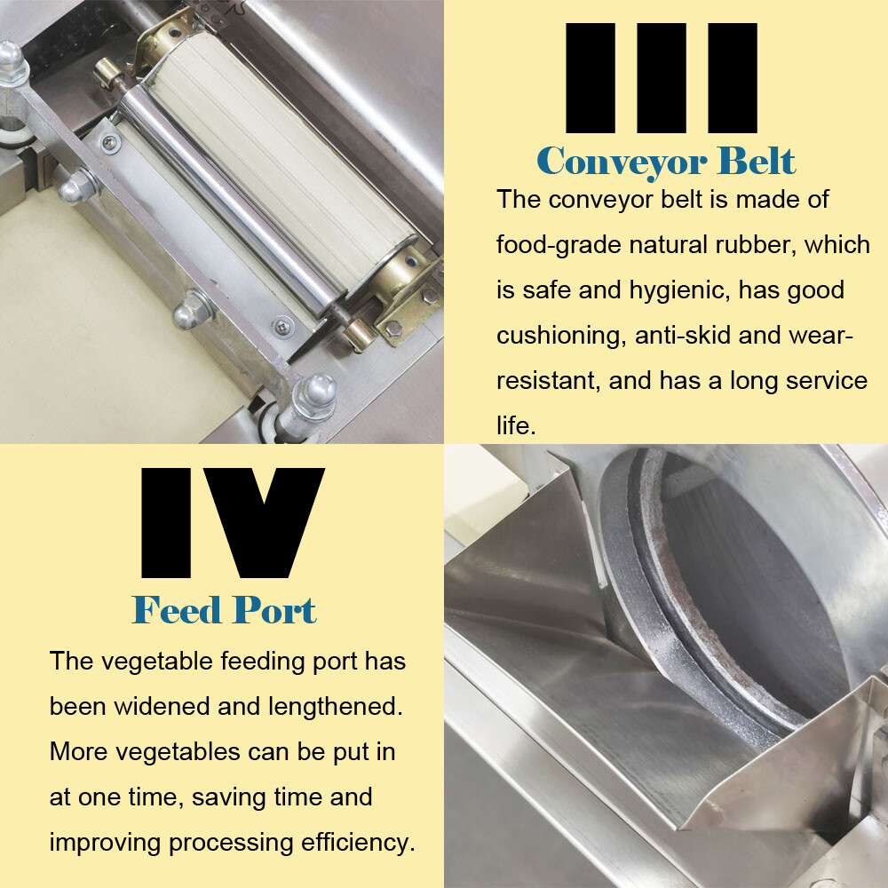 Commerical Vegetable Fruit Dicing Machine Slicer Food Cutter Chopper Shredder