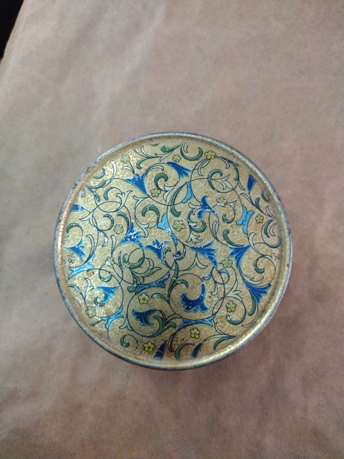 Vintage Marinello Girl Powder Decorative Tin Rare! No Powder In Tin See Photos