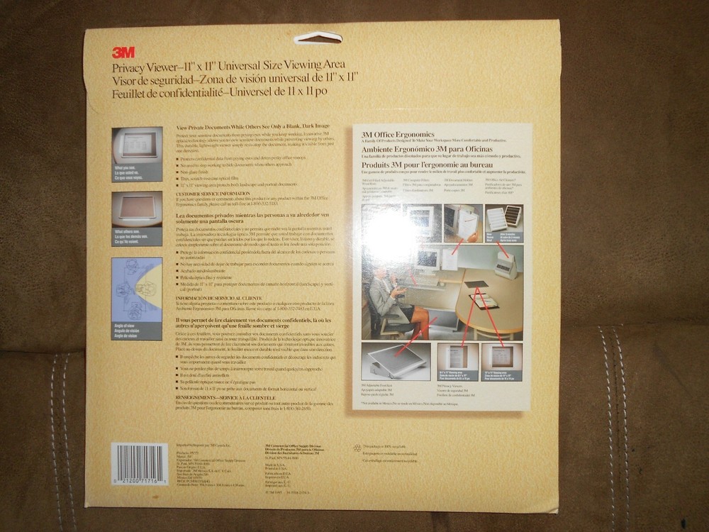 3M Privacy Viewer 11" X 11"