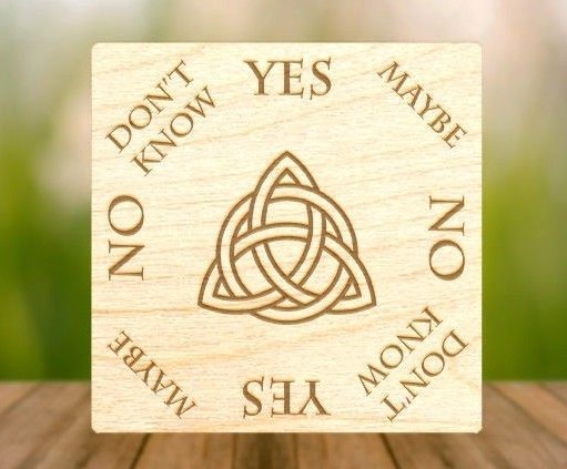 MINI Celtic Knot Pendulum Board HANDMADE for Wicca, Witch & Pagan