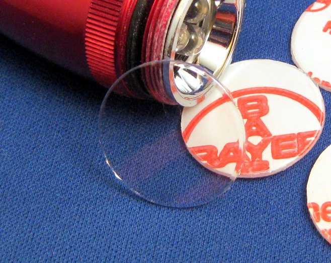 Crystal Clear AA Mini Maglite Lens $2.50 FREE SHIPPING