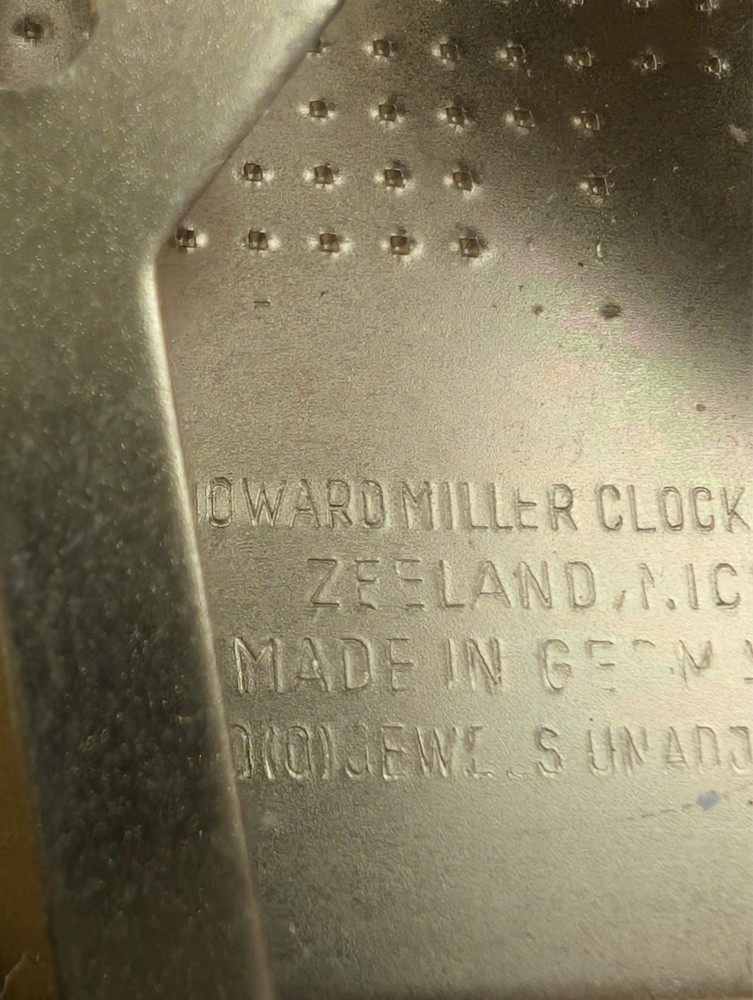 Howard Miller Translucent Wall Clock - MCM - Untested