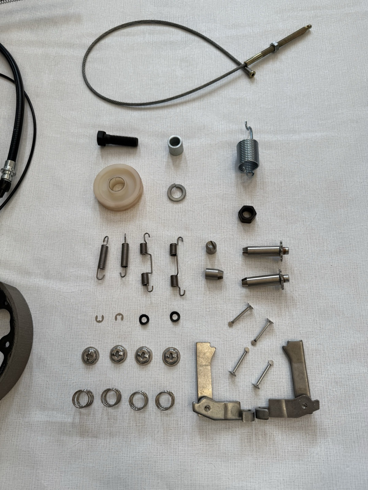 67-82 Corvette Emergency Parking Brakes Kit Complete kit cables shoes Deluxe