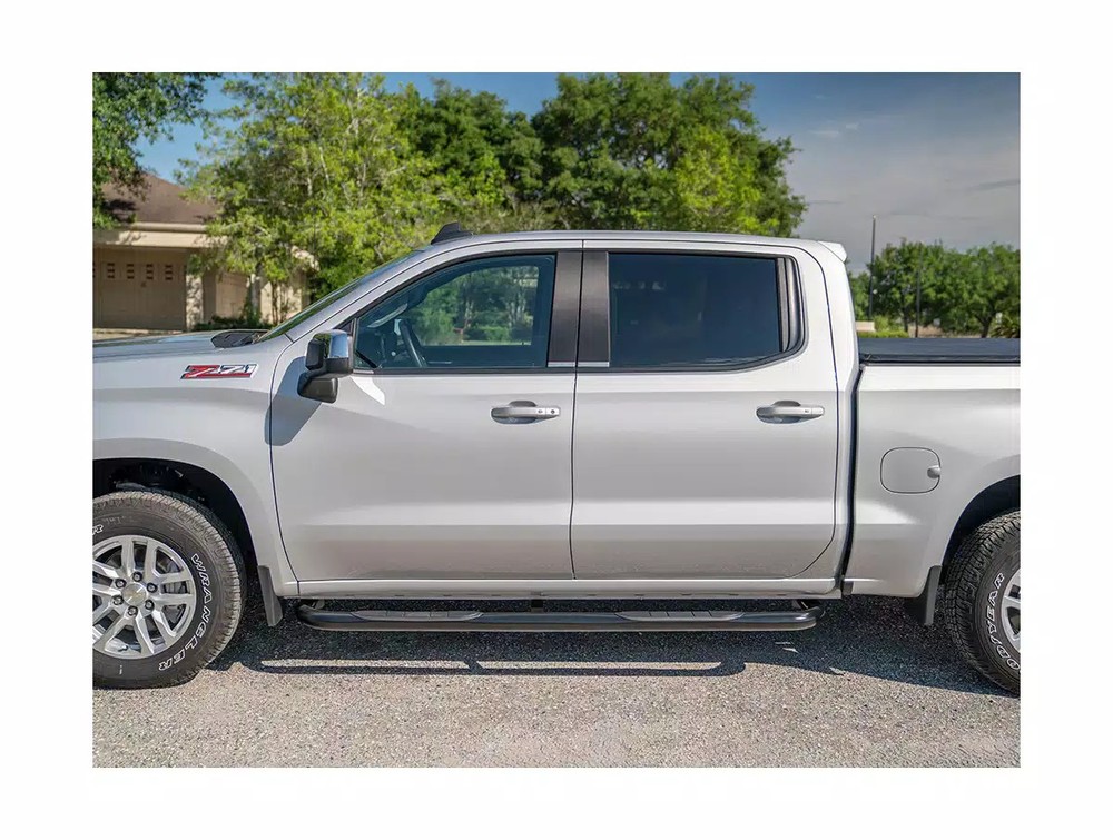 Ionic 3" Black Nerf Bars Fit 1998-2011 Ford Ranger Regular Cab
