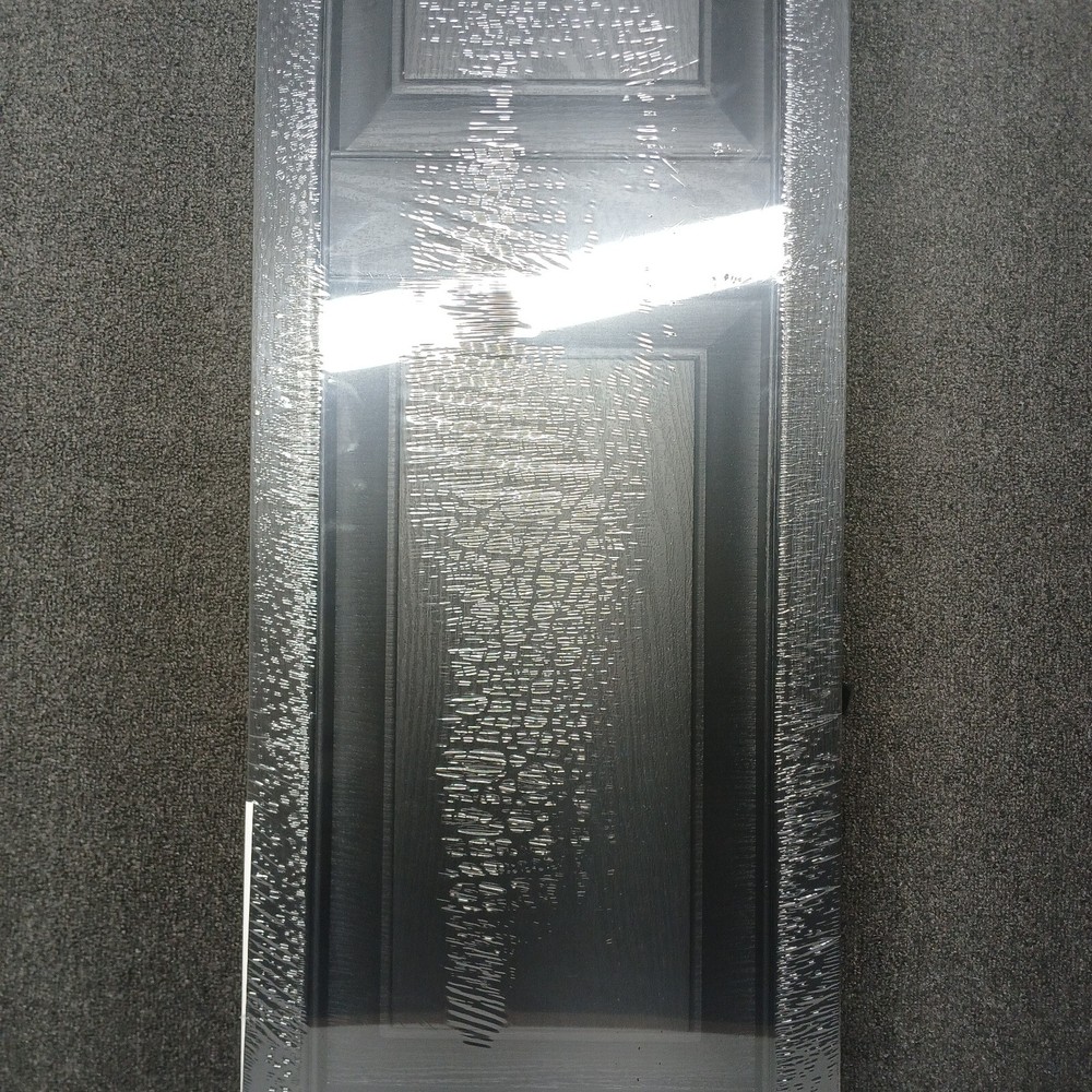 Builders Edge Raised Panel Vinyl Shutter 15" x 51" - Black - New in Plastic