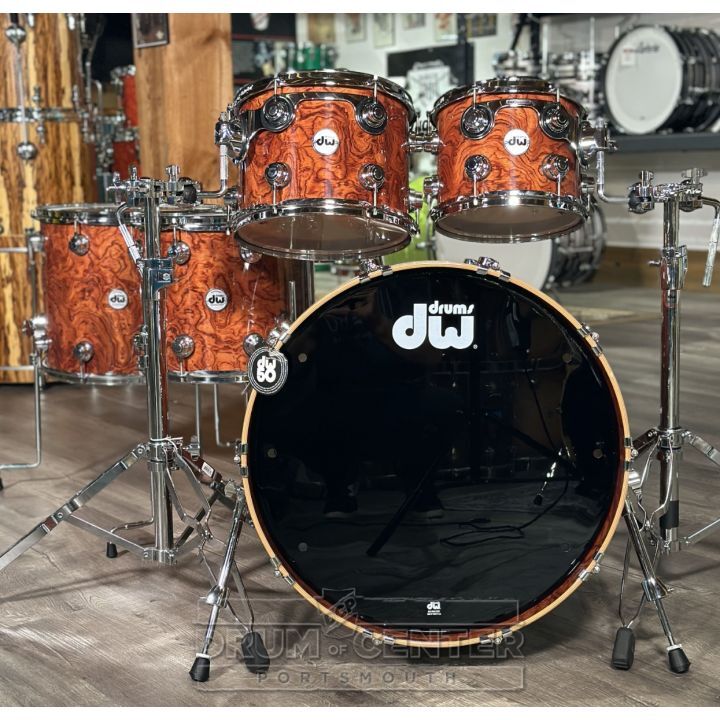 DW Collectors Pure Maple SSC 5pc Drum Set Waterfall Bubinga