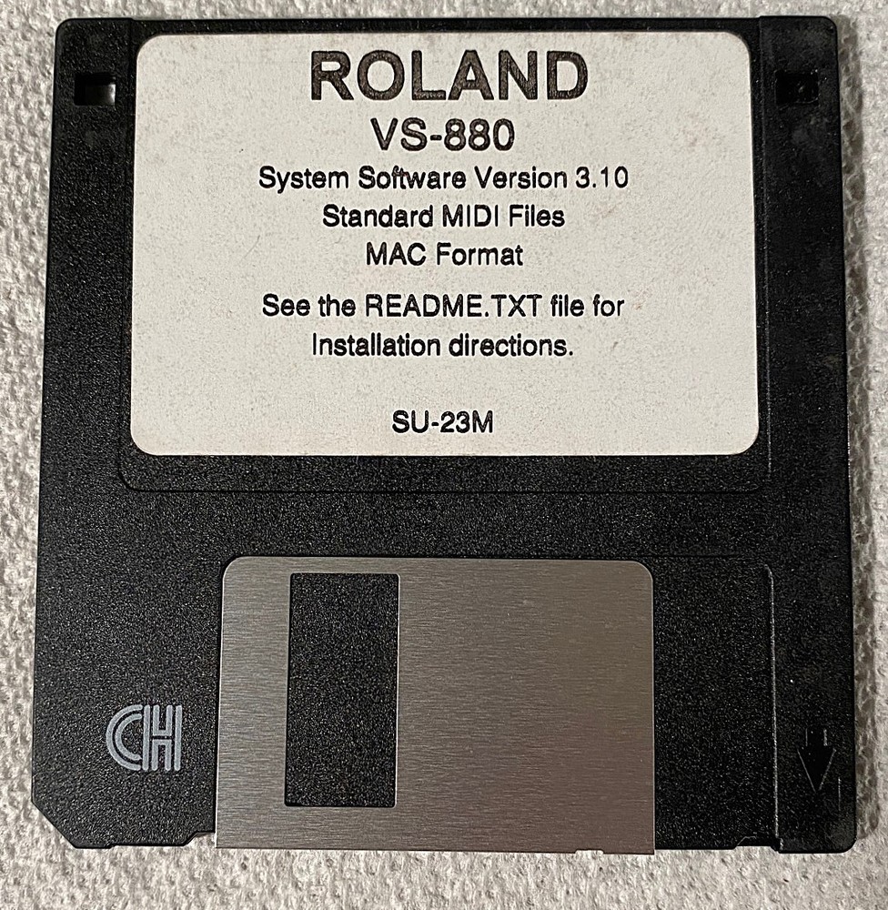 Roland VS-880 software floppy disk