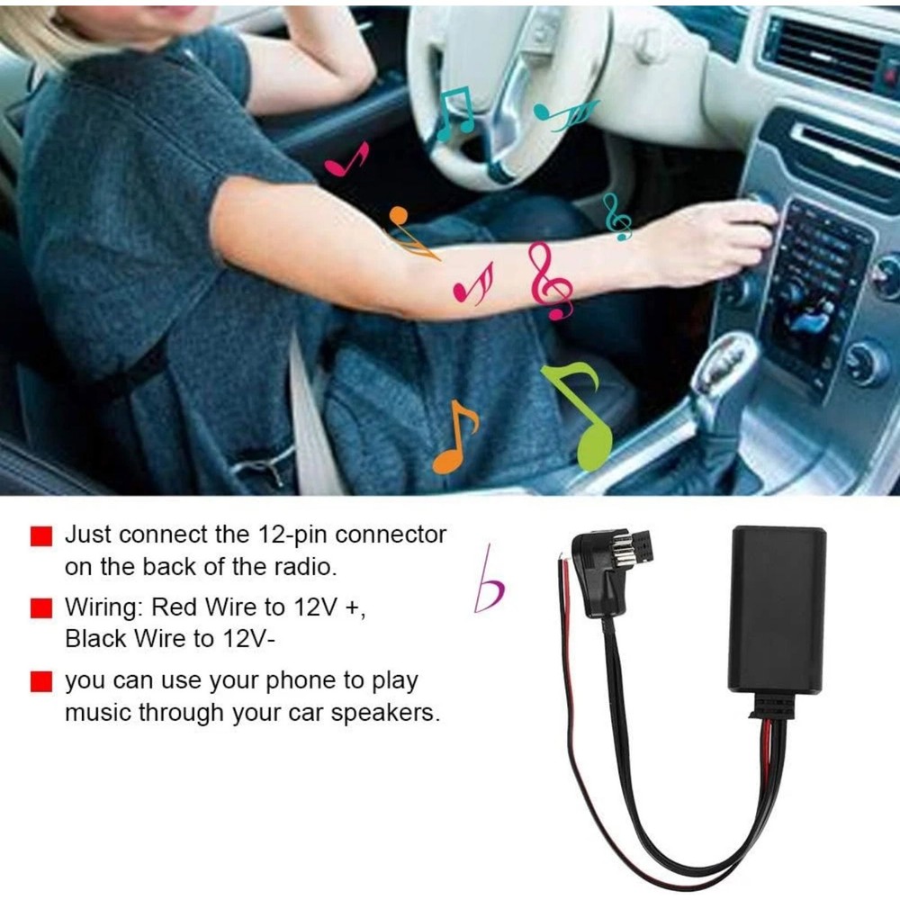 Replacement Car for Bluetooth AUX Adapter IP-BUS Module for Alpine CD U29
