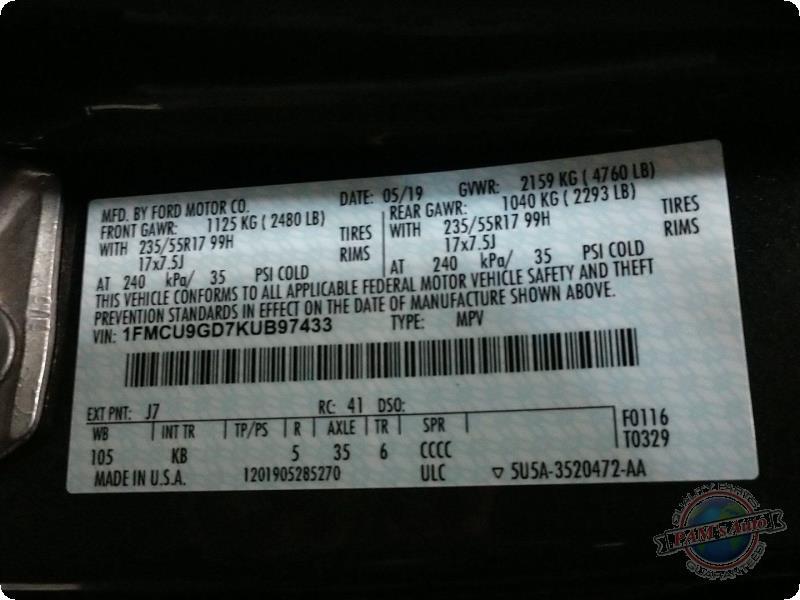 Used A/C Selector Switch fits: 2019 Ford Escape front automatic temperature cont