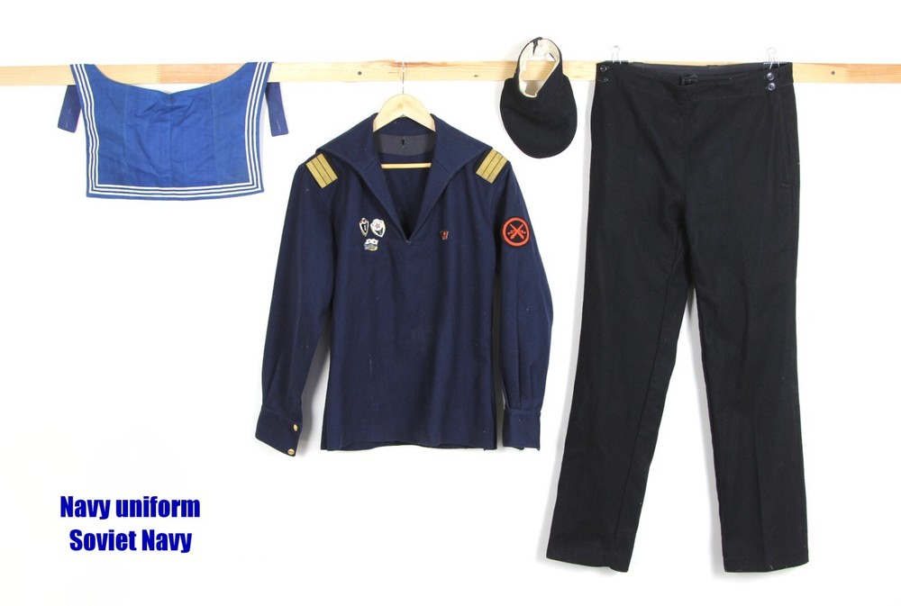 Soviet sailor uniform Soviet Navy Red army USSR Sergeant