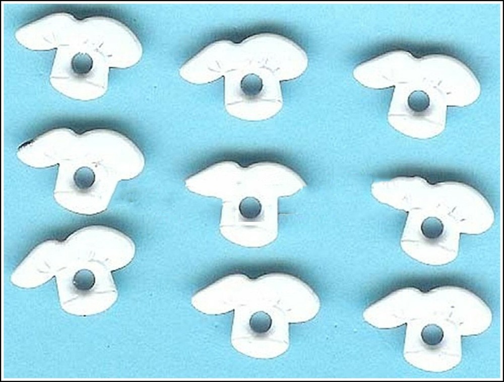 White CHEF HAT 1/8" QUICKLETS Eyelets Cooking Baking Scrapbooking Card Making