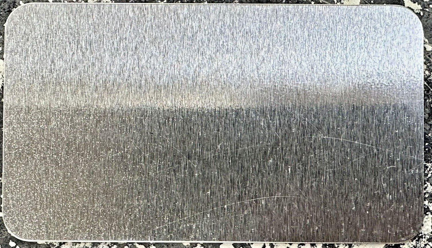 Bigfoot Search Permit USA Sasquatch Hunting License Aluminum Card Size 3.5" x 2"