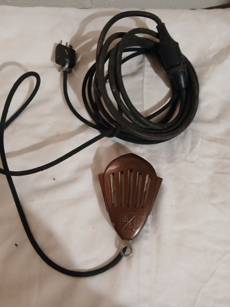 Webster Crystal Microphone Vintage Nice