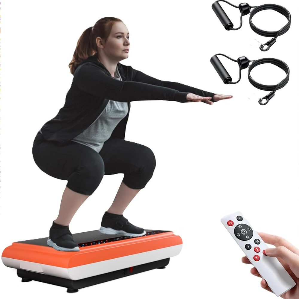 Vibration Plate Exercise Machine - Whole Body Workout Vibration Platform Lymphat