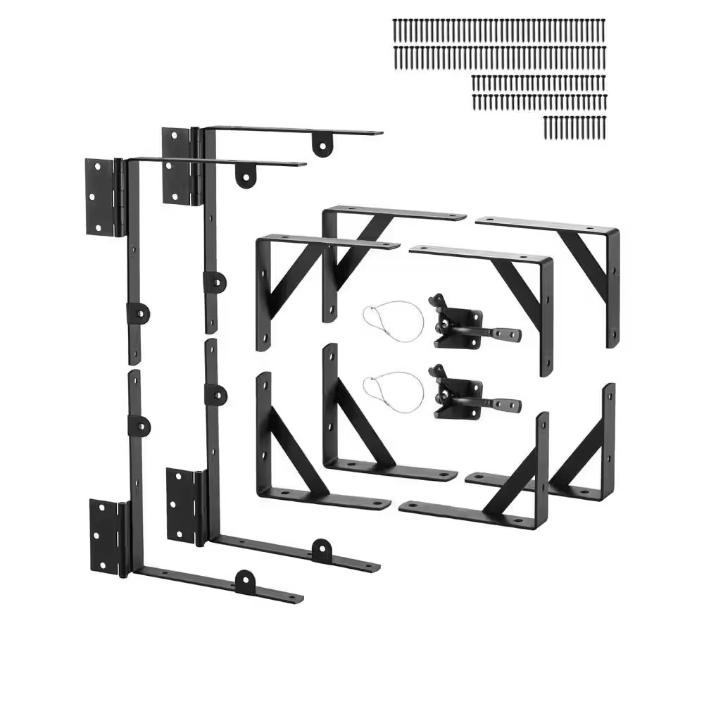 Gate Corner Brace Bracket, 2 Sets, anti Sag Gate Frame Hardware Kit, Gate Frame