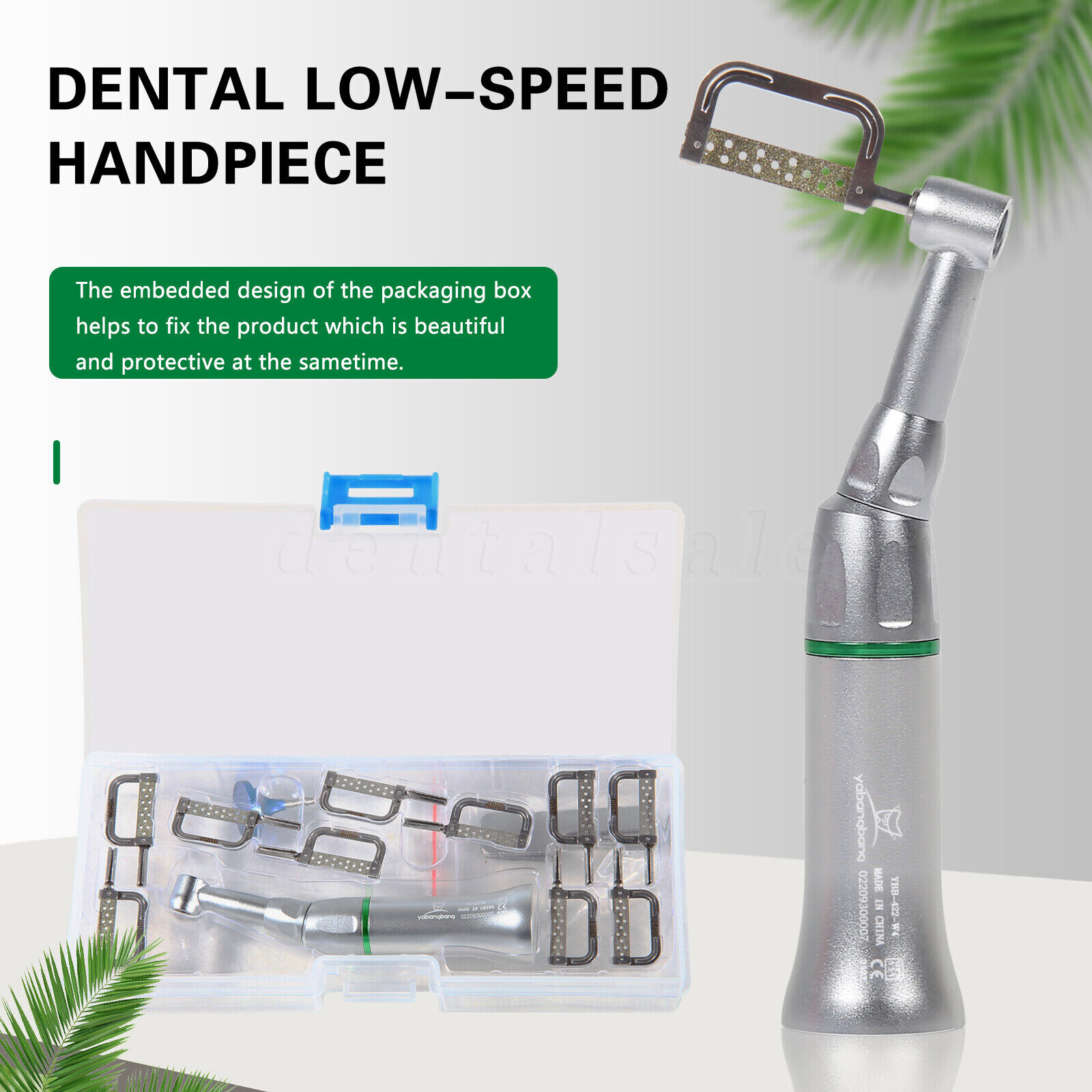 Dental Ortho Contra Angle 4:1 Contra Angle Handpiece Interproximal Strip IPR Kit