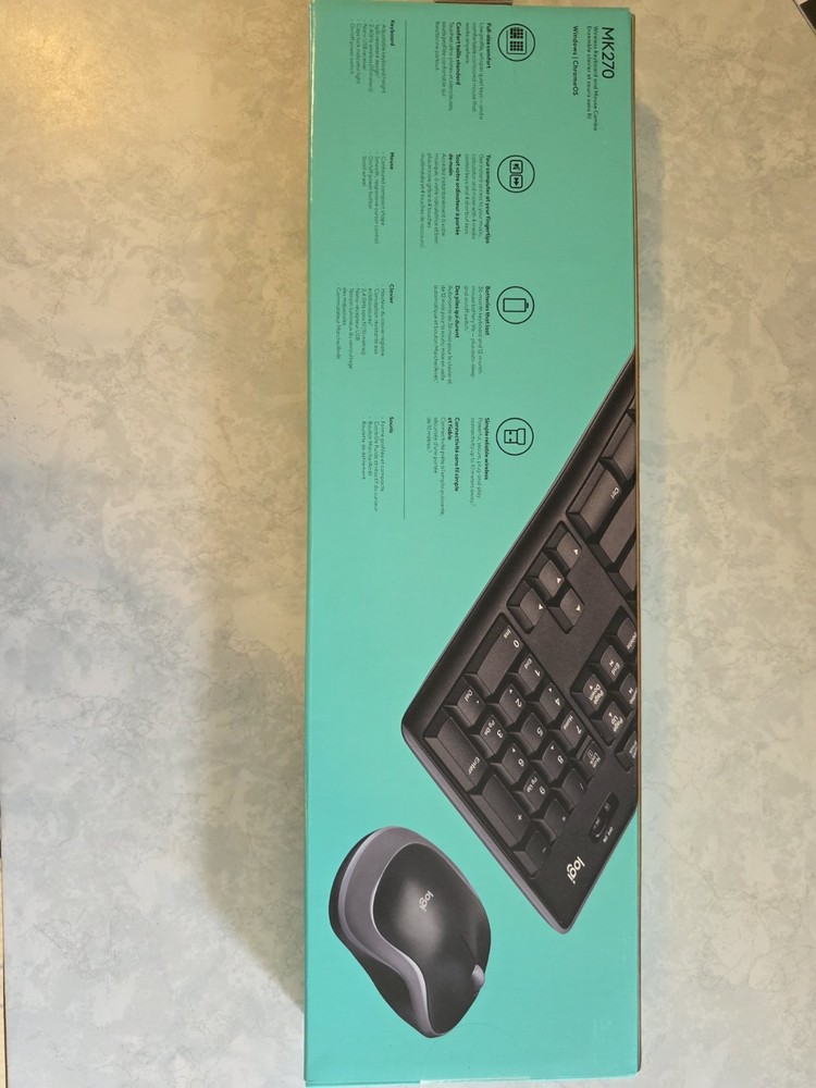 Logitech MK2270 Wireless Keyboard and Mouse Combo - Black (920-008813)