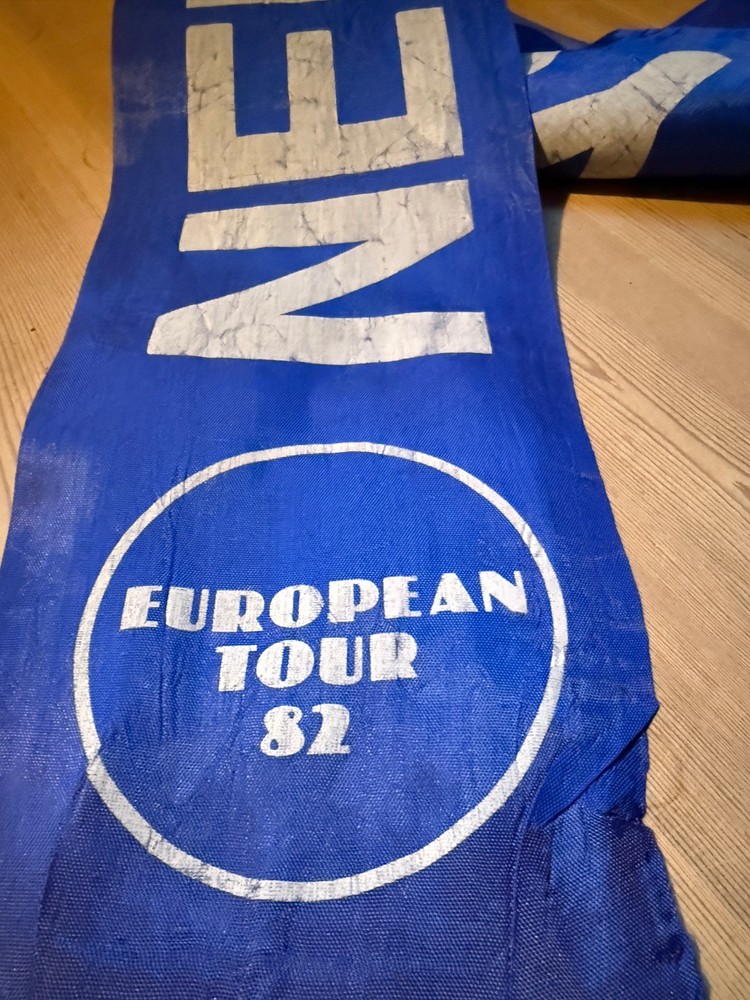 Neil Young original concert scarf European tour 1982