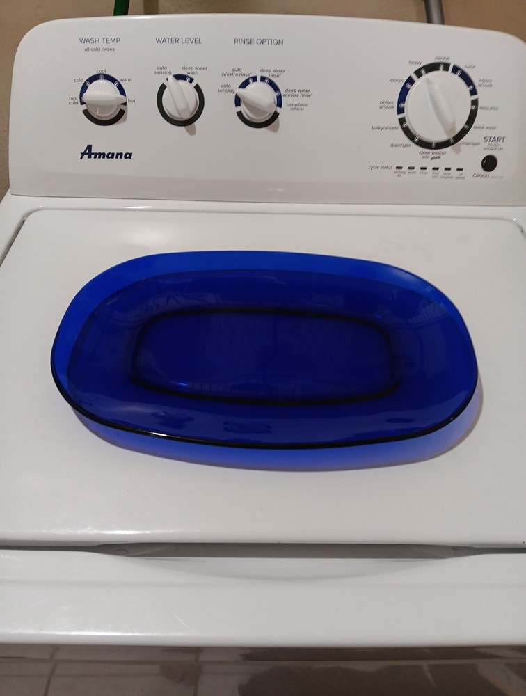 Cobalt  Blue  Bormioli Large  Serving  Plater