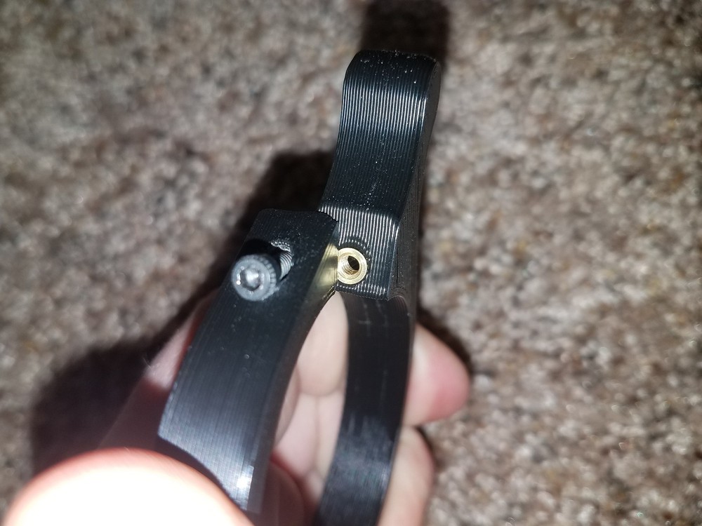 Schmidt and Bender PM ii scope throw lever