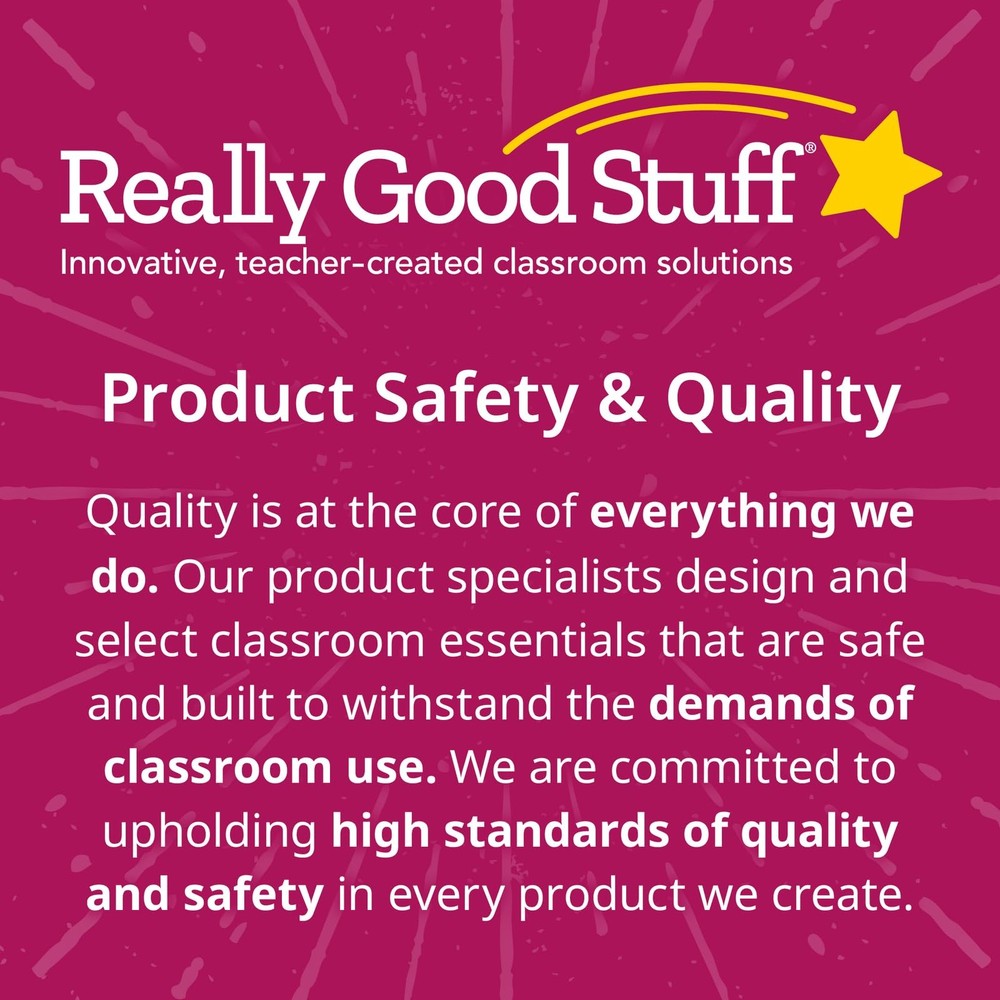 Really Good Stuff Learning Goals Pocket Chart w/ 14 Cards