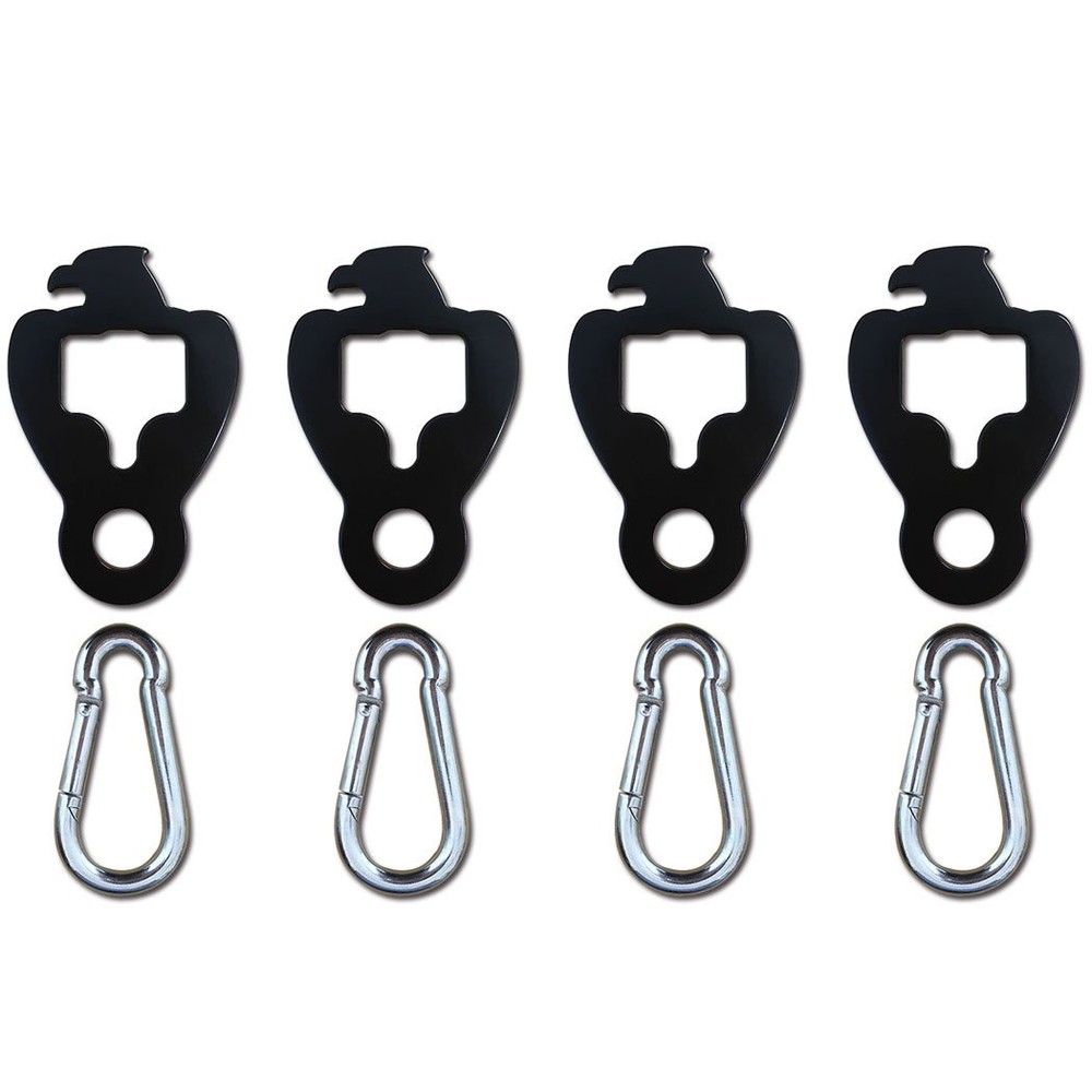 T-Post Target Hanger - Steel Target Mounting Bracket - Bald Eagle Style (2 Set)
