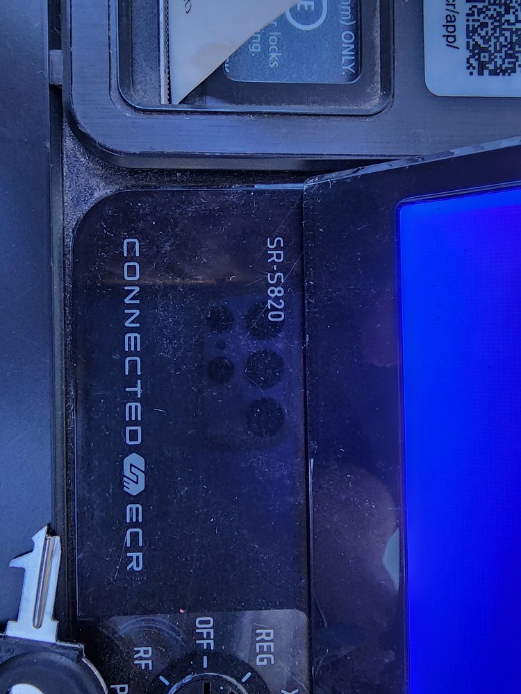 Casio SR-S820 Cash Register. Working. Operator and Programming Keys.