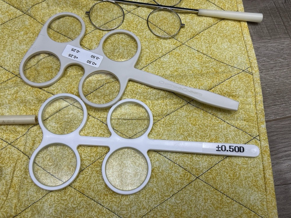 Vertex Distance Conversion Chart and Trial Lenses Lens Set