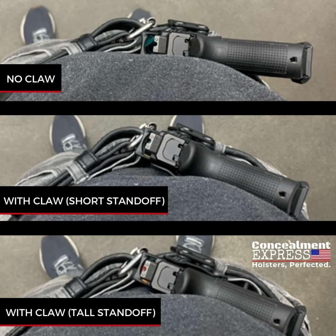 Holster Claw Kit (IWB/Tuckable) - Rounded Gear