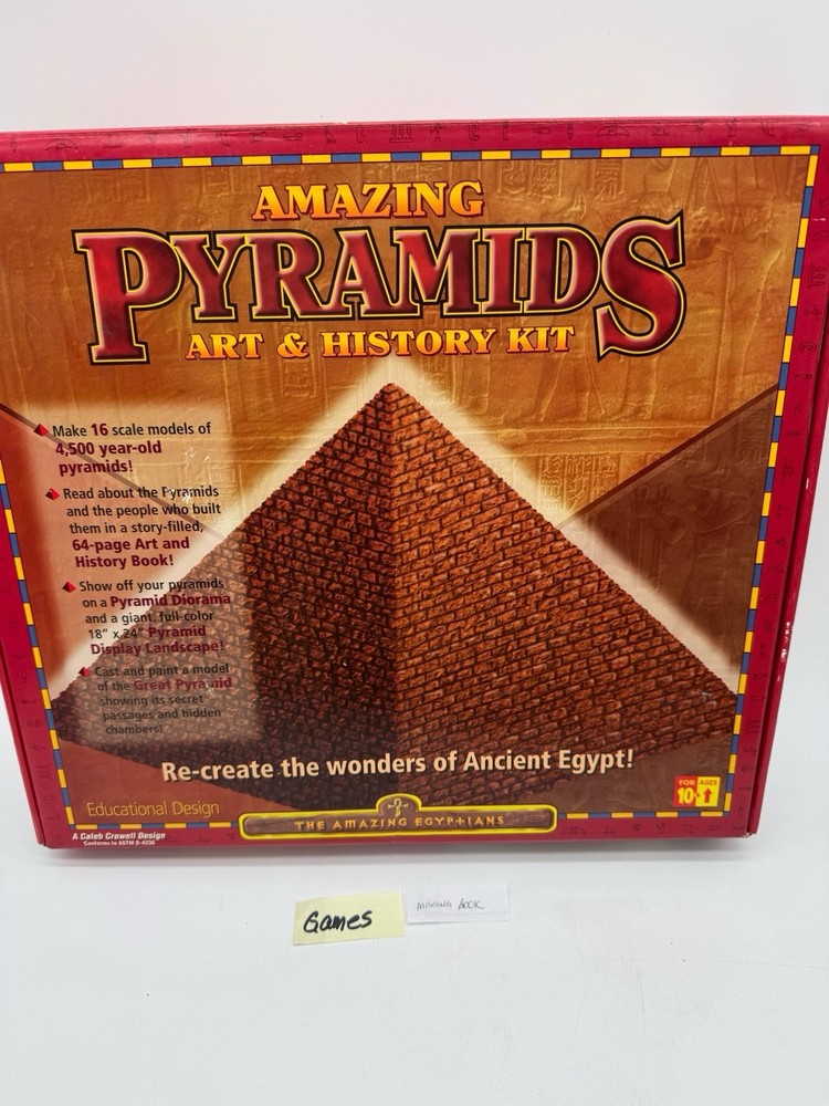 Amazing Pyramids Art History Kit Caleb Crowell Educational Design (Missing Book)