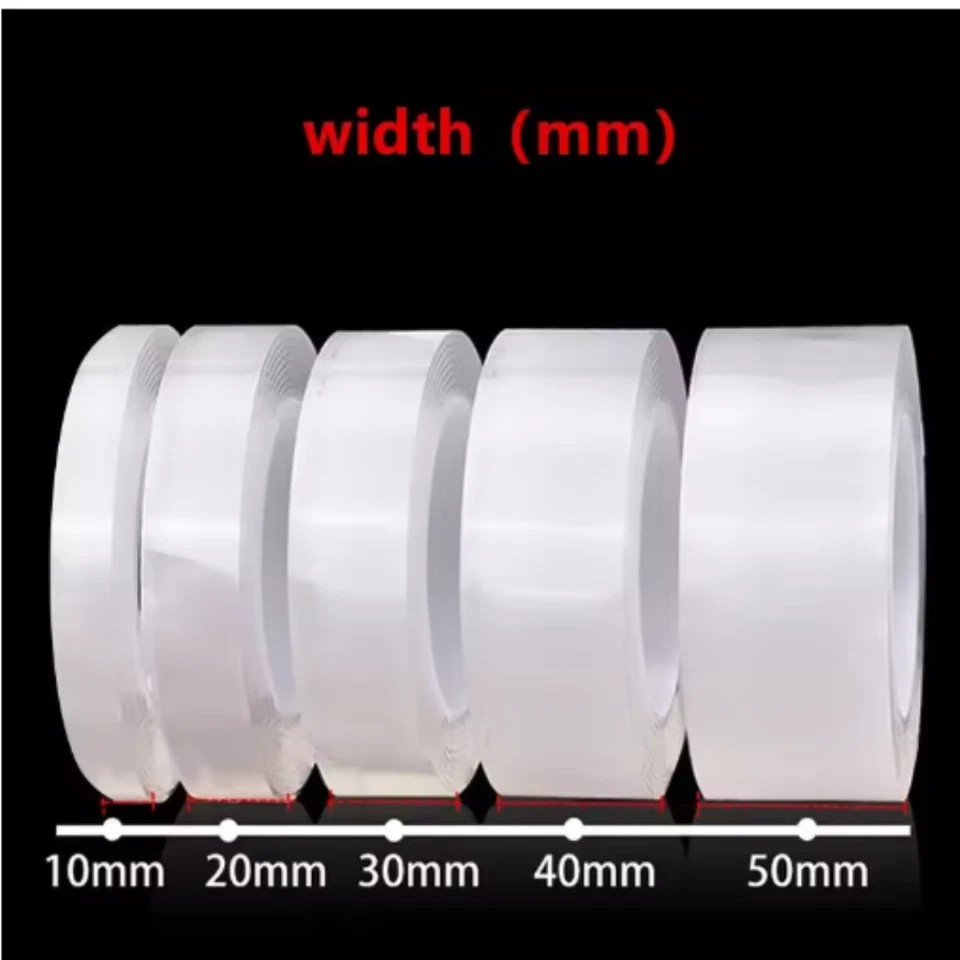 Alien Nano Tape Double Sided Heavy Duty Reusable Adhesive Stick Transparent Tape