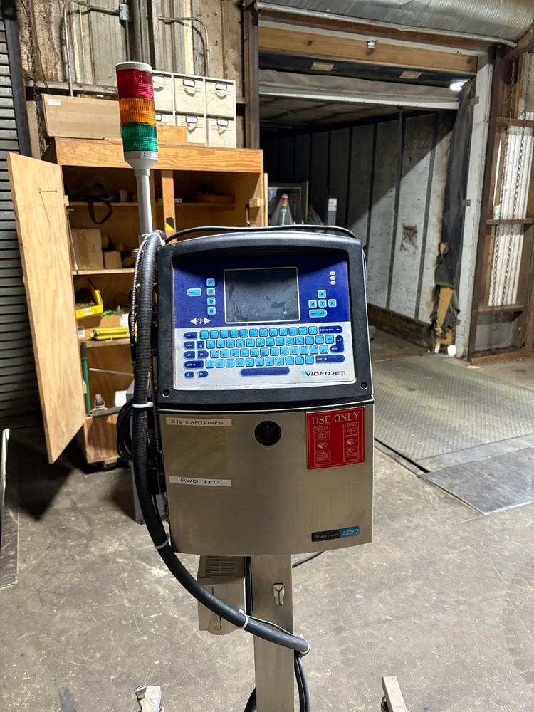 VIDEOJET CONTINUOUS INKJET PRINTER/CODING MACHINE 1520 392103-202-01