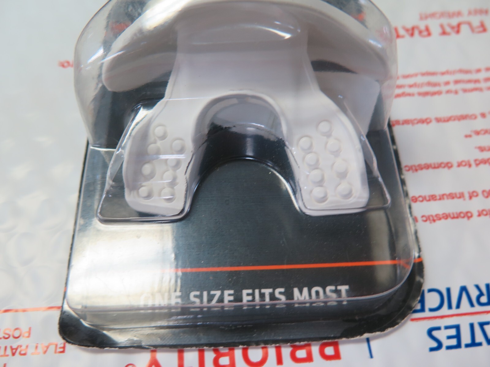 Shock Doctor Sport Max Airflow Mouth guard White Fangs Works w/Braces Lip Guard