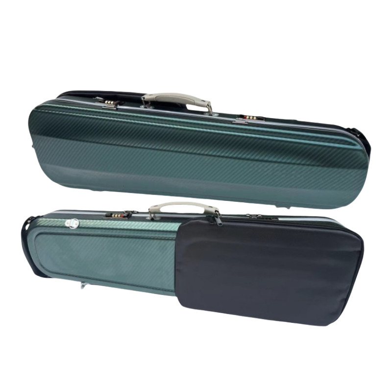 High-grade 4/4 Violin Case green grain Compound material, with coded lock