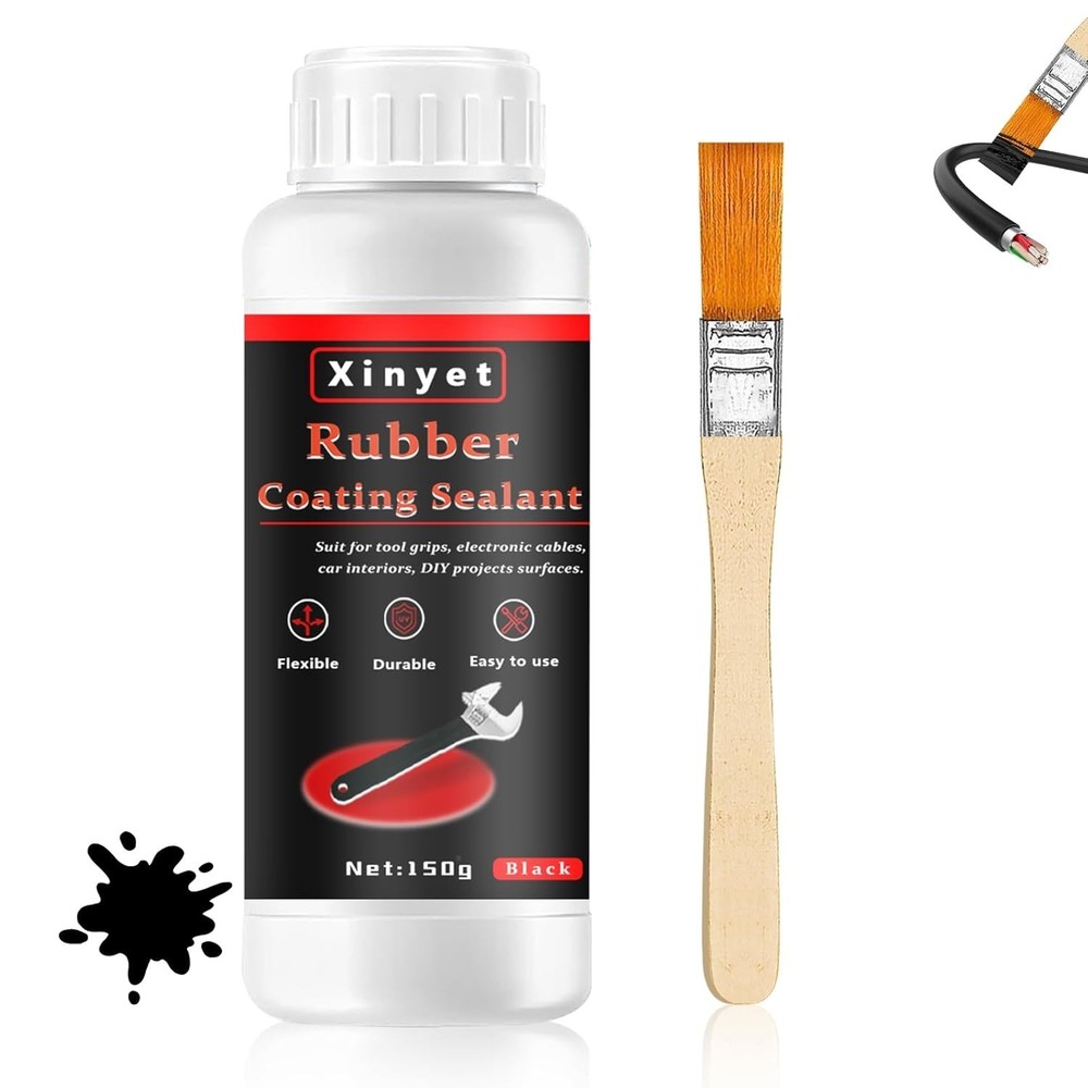 150ml Tool Dip Rubber Coating, Rubber Dip for Tools, Waterproof, Flexible Pee...