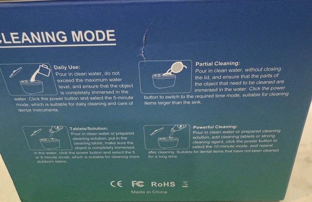 Raccomb Ultrasonic UV Cleaner