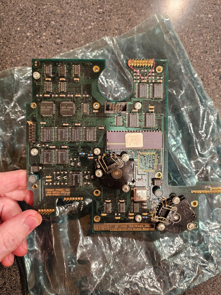 Tektronix 2780 Series Spectrum Analyzer Front Panel / encoder PARTS NOT WORKING