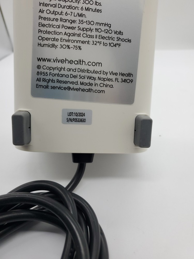 Vive Health Alternating Pressure Pump Only