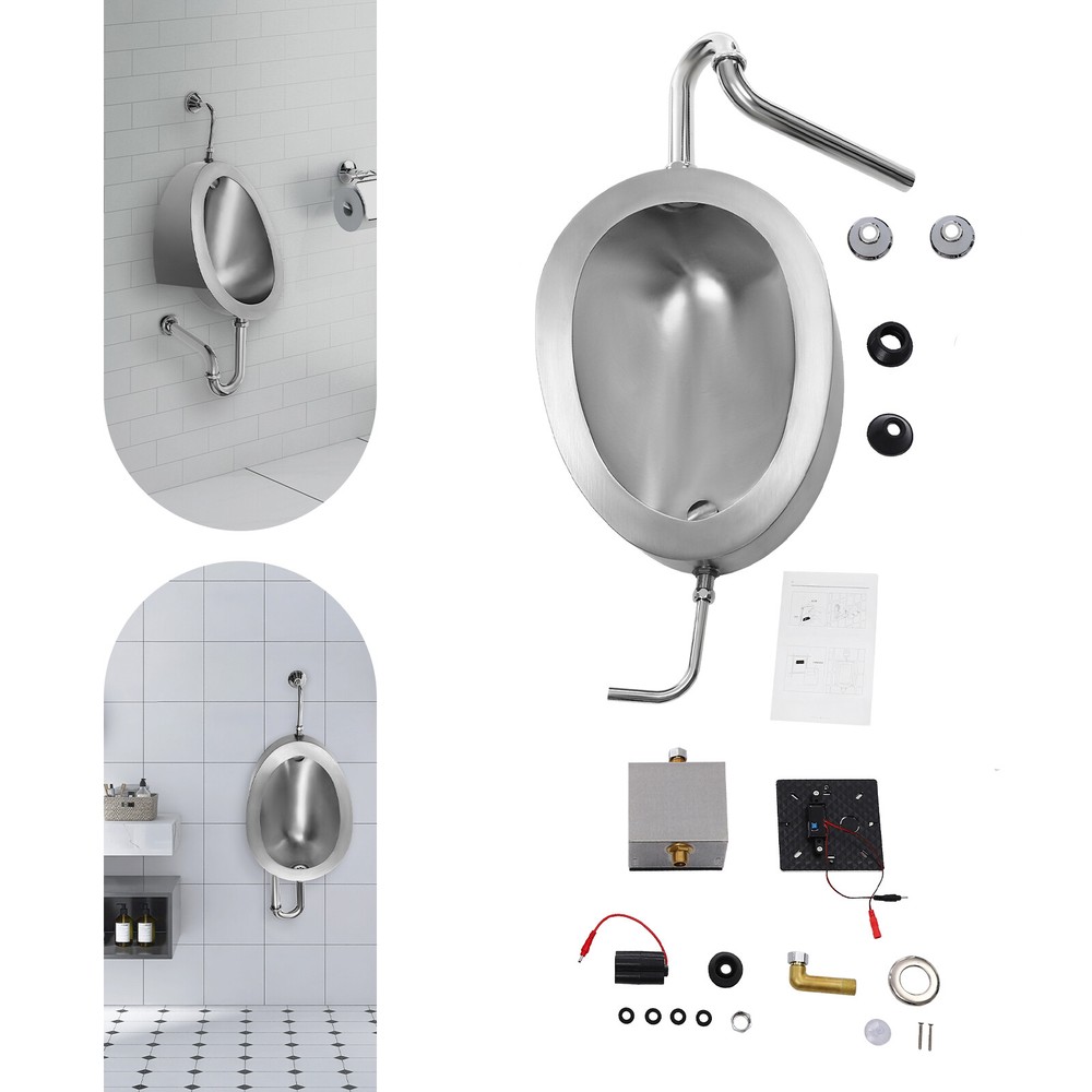 Automatic Sensor Urinal Flusher Stainless Steel Water Saving