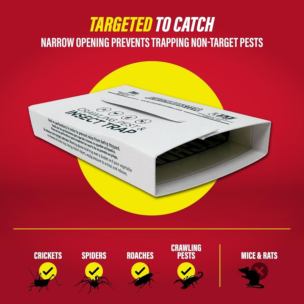Catchmaster Crawling Pest, Spider & Insect Glue Board Traps