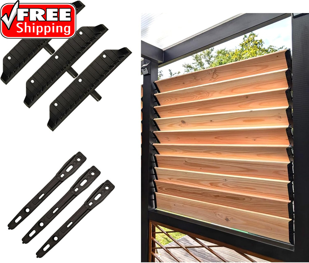 Louver Bracket Kit, Deck Sunblind System, Shutters Hardware System for Windows G