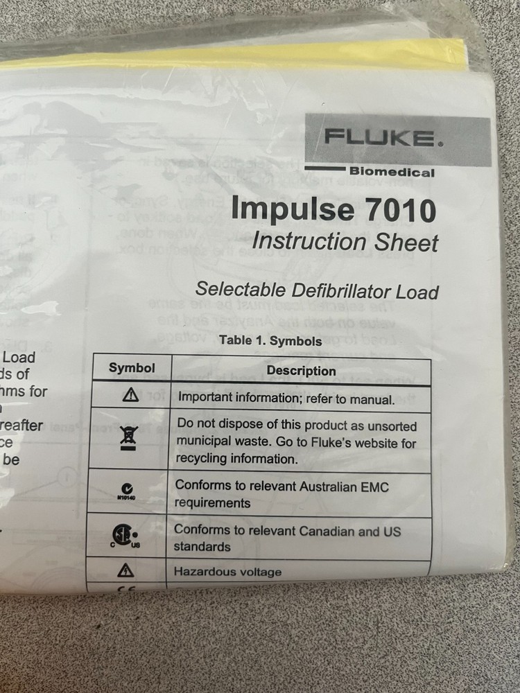 Fluke Impulse 7010 Analyzer