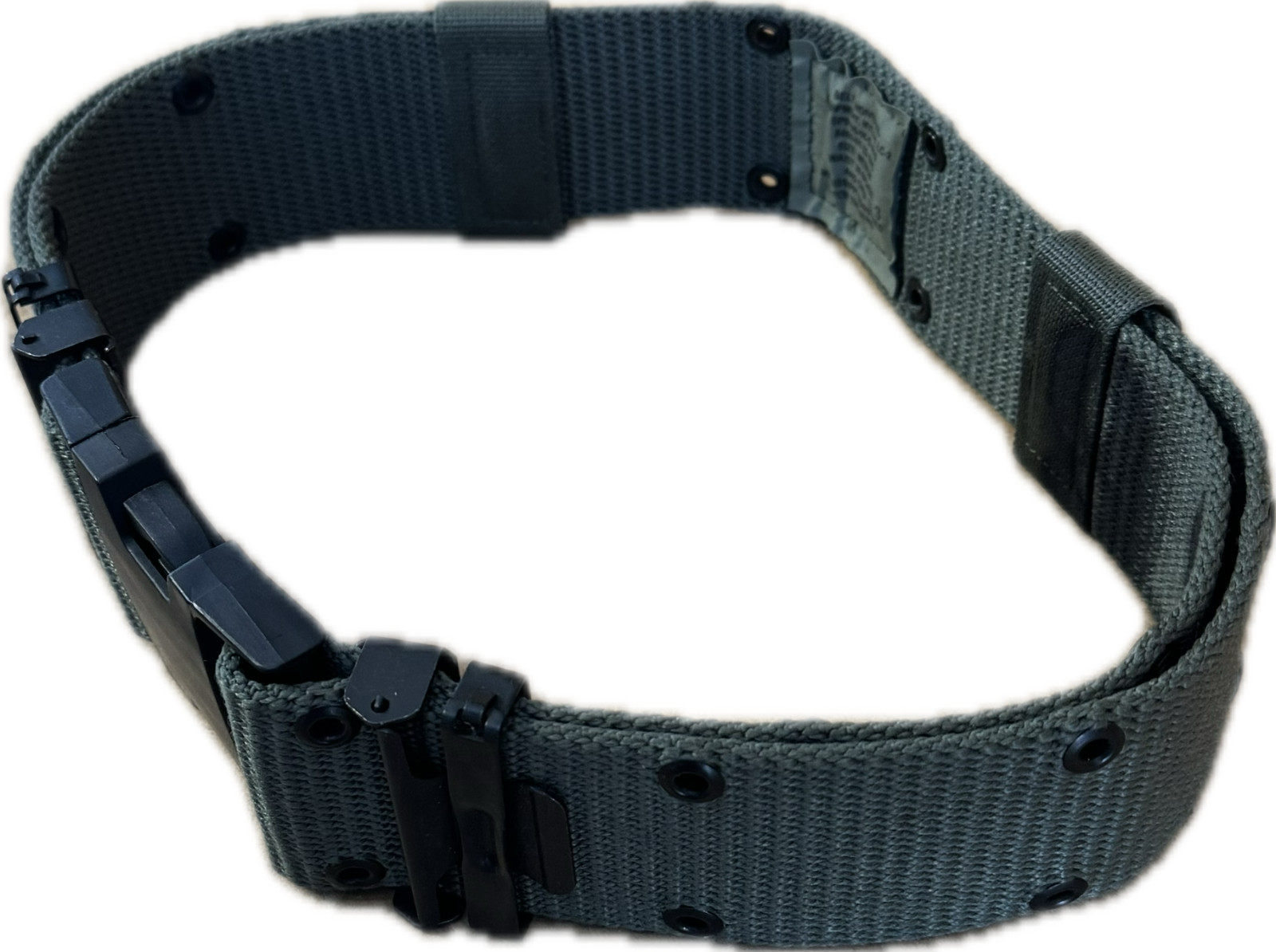 USGI LC2 Alice Belt Individual Equipment Military Web Belt Size Large OD Green