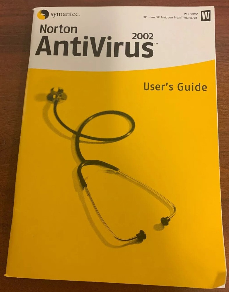 NORTON ANTIVIRUS 2002 User’s Guide Instructions Only FREE SHIPPING