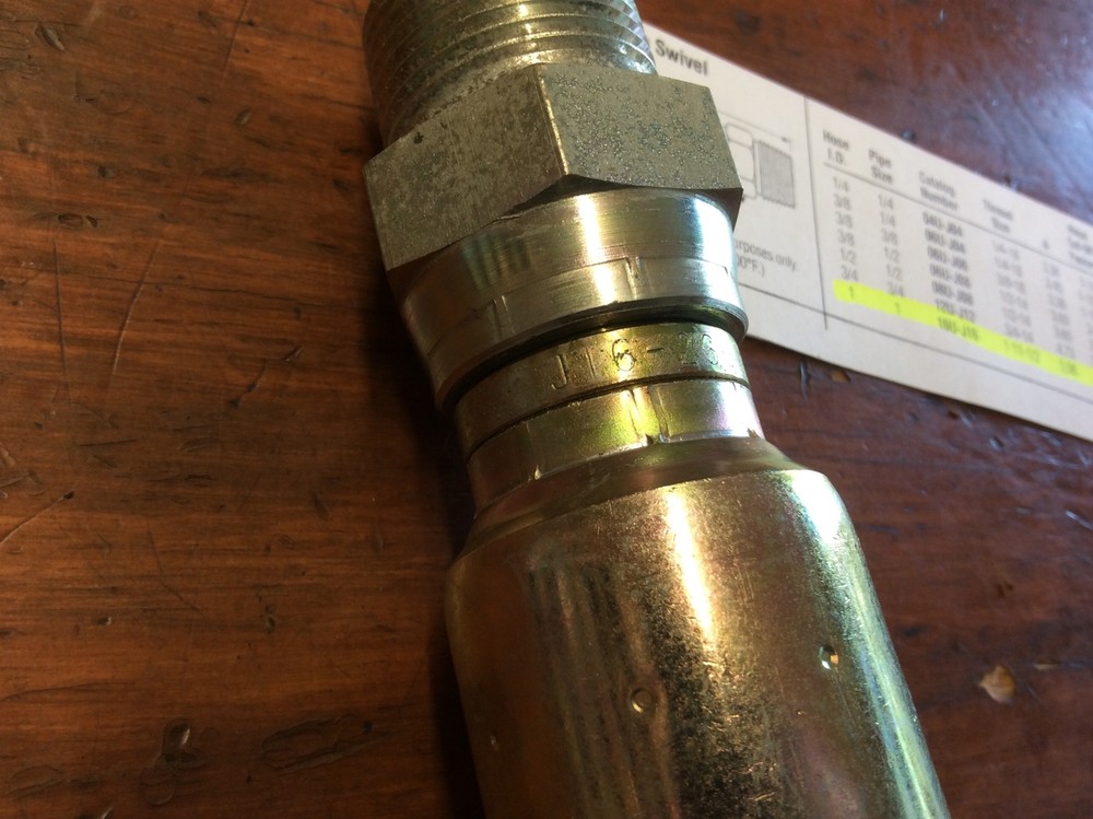 Eaton 16U-J16 Hose end