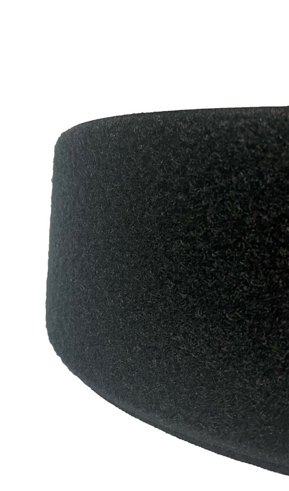 100mm - 4" Black - Loop ( Military / Defence Standard / Fluffy