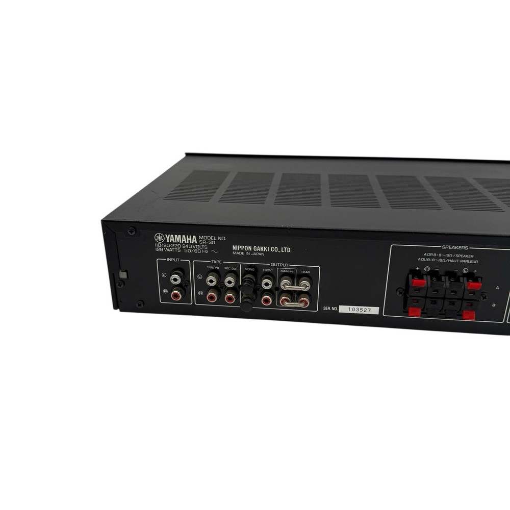 Yamaha Model No. SR-30 Amplifier Working
